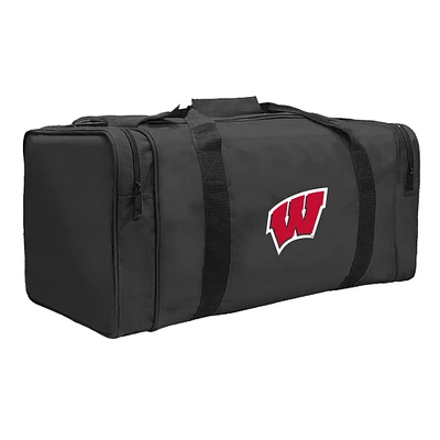 Black Wisconsin Badgers Gear Pack Square Duffel