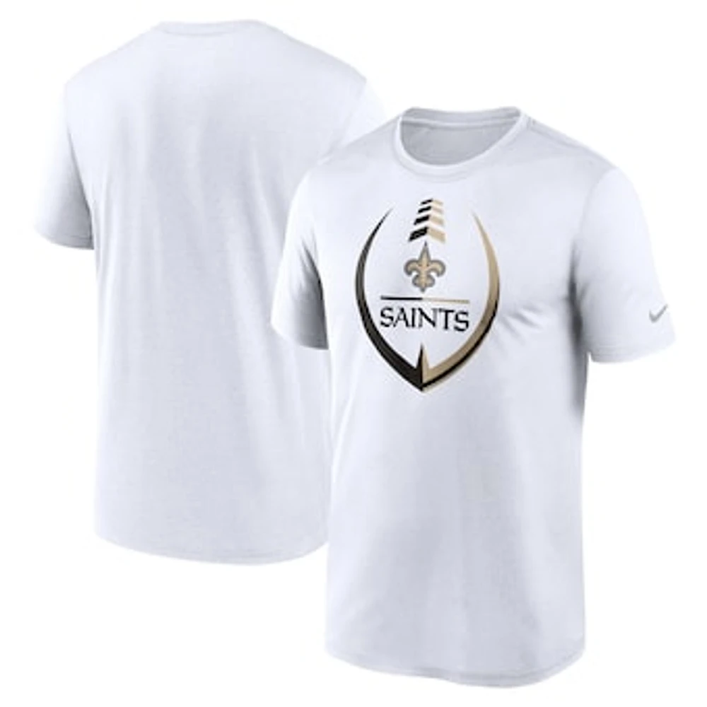 Men's Nike White New Orleans Saints Icon Legend Performance T-Shirt
