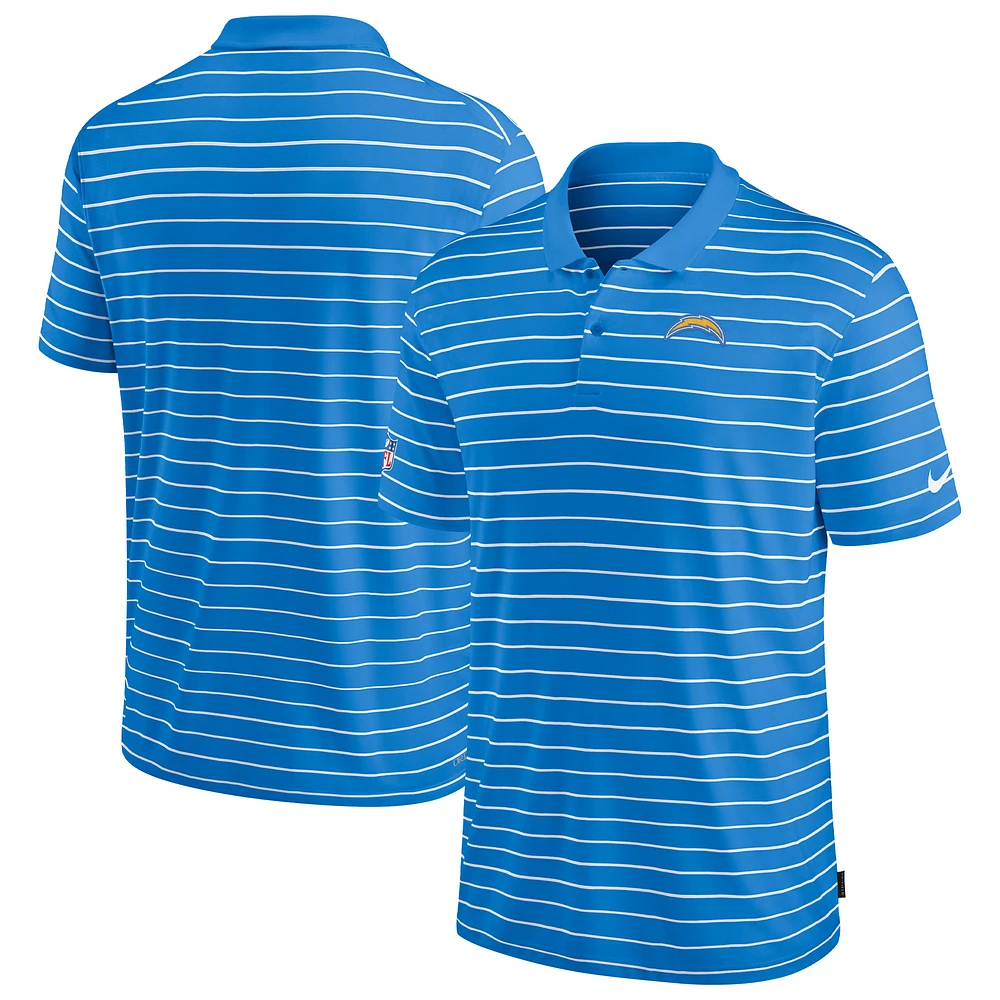Men's Nike Powder Blue Los Angeles Chargers Sideline Lock Up Victory Performance Polo