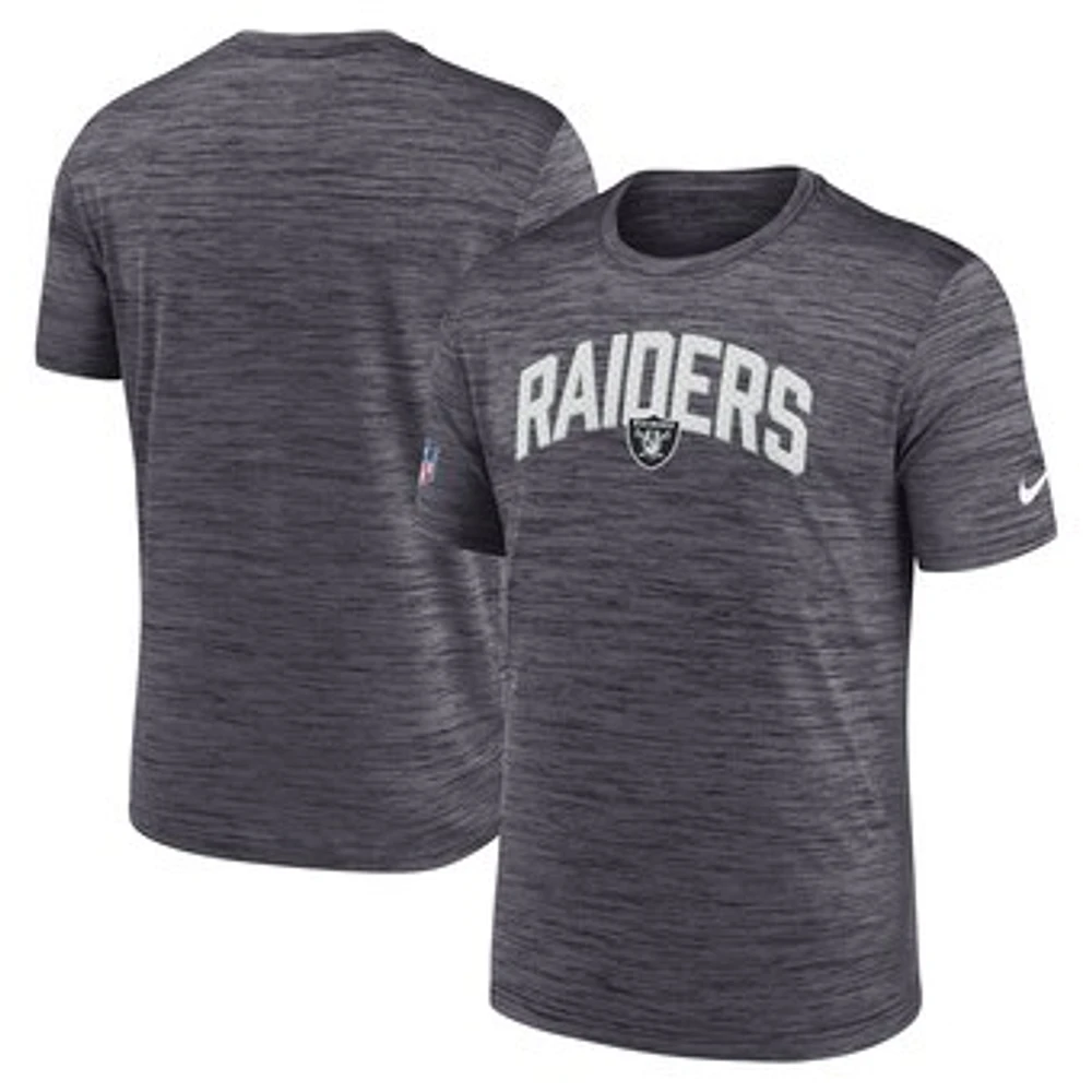 Men's Nike Las Vegas Raiders Sideline Velocity Athletic Stack Performance T-Shirt
