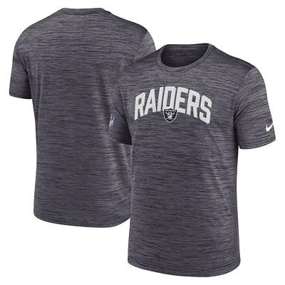 Men's Nike Las Vegas Raiders Sideline Velocity Athletic Stack Performance T-Shirt