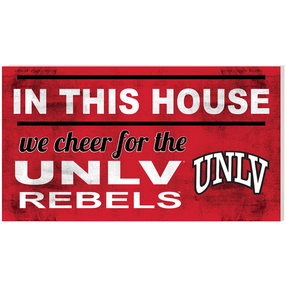 UNLV Rebels 11'' x 20'' In This House Indoor/Outdoor Sign