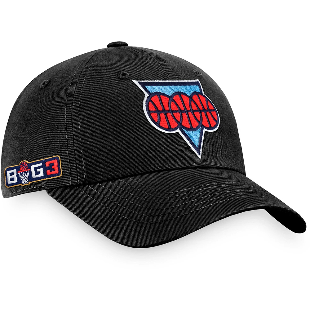 Men's Fanatics Black Triplets Core Adjustable Hat