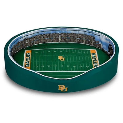 Green Baylor Bears 8'' x 25'' x 38'' Large Stadium Oval Dog Bed