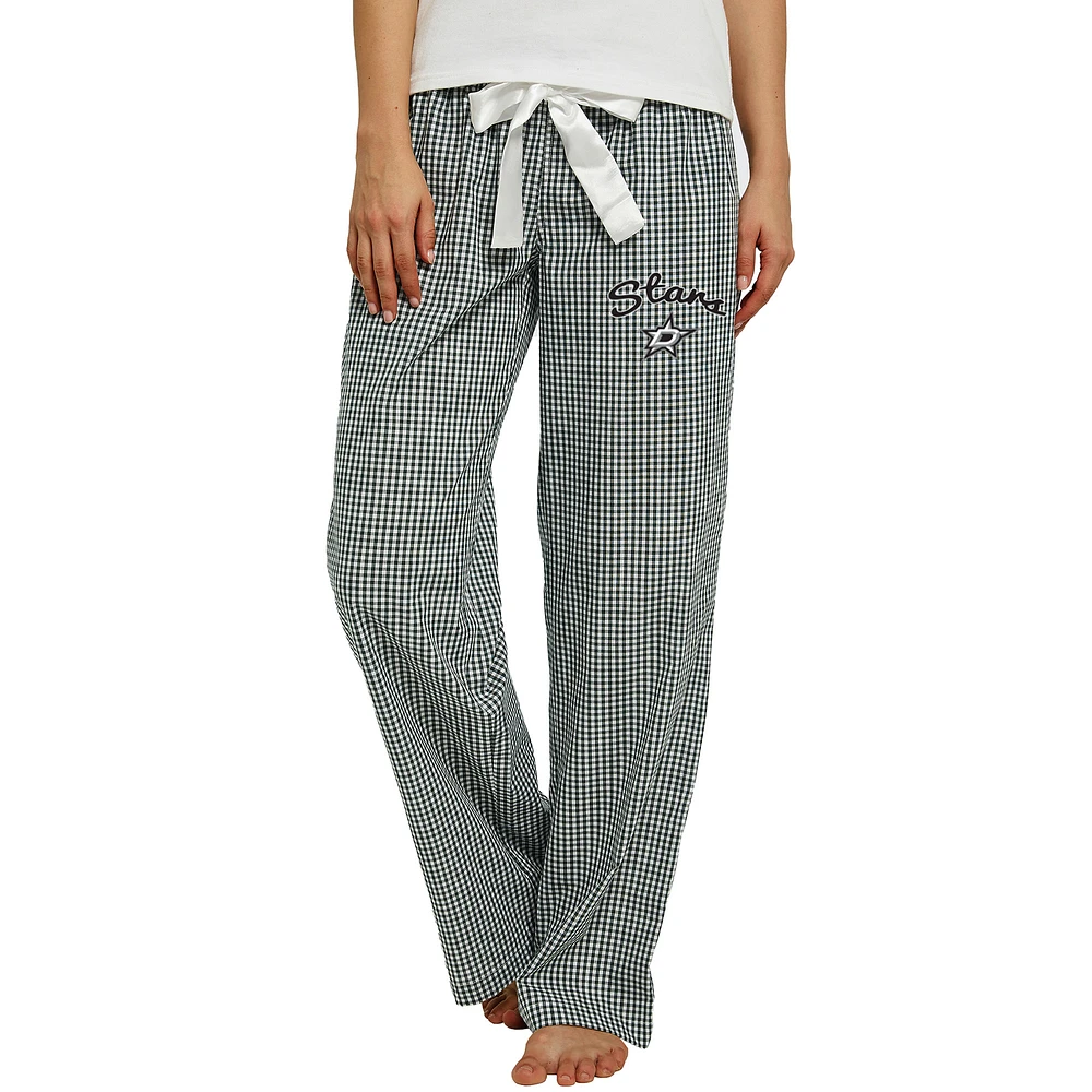 Women's Concepts Sport Kelly Green/White Dallas Stars Tradition Woven Pants