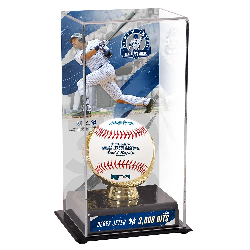 Derek Jeter New York Yankees 3000th Hit Display Case with Image