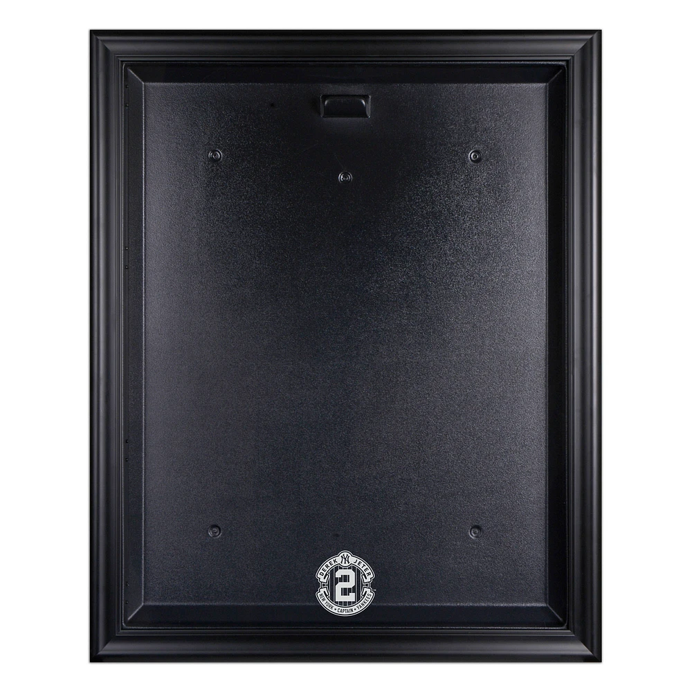 Derek Jeter New York Yankees Black Framed #2 Logo Jersey Display Case