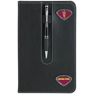 Black Arizona State Sun Devils Business Notebook