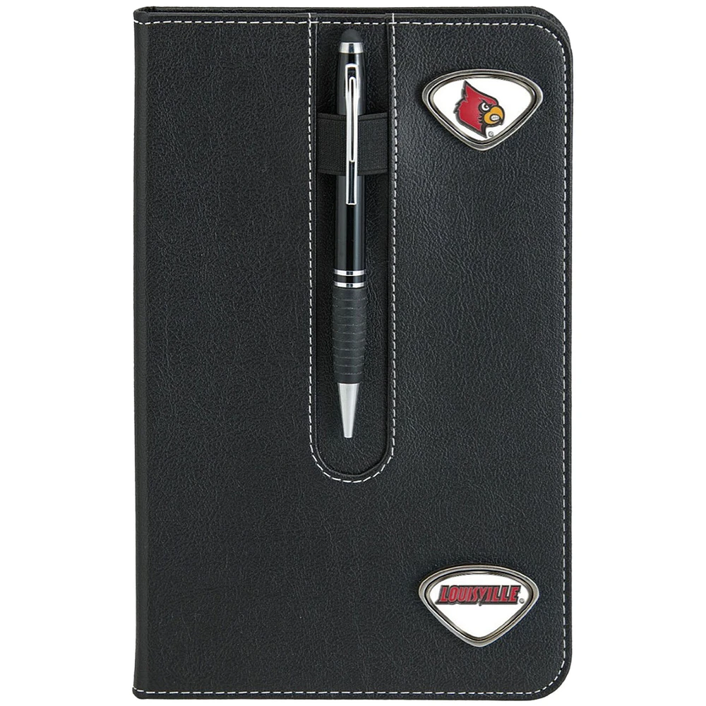 Black Louisville Cardinals Business Notebook