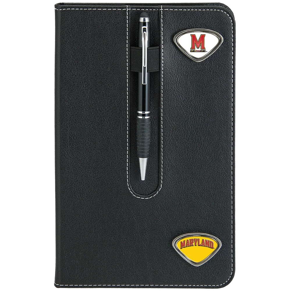 Black Maryland Terrapins Business Notebook