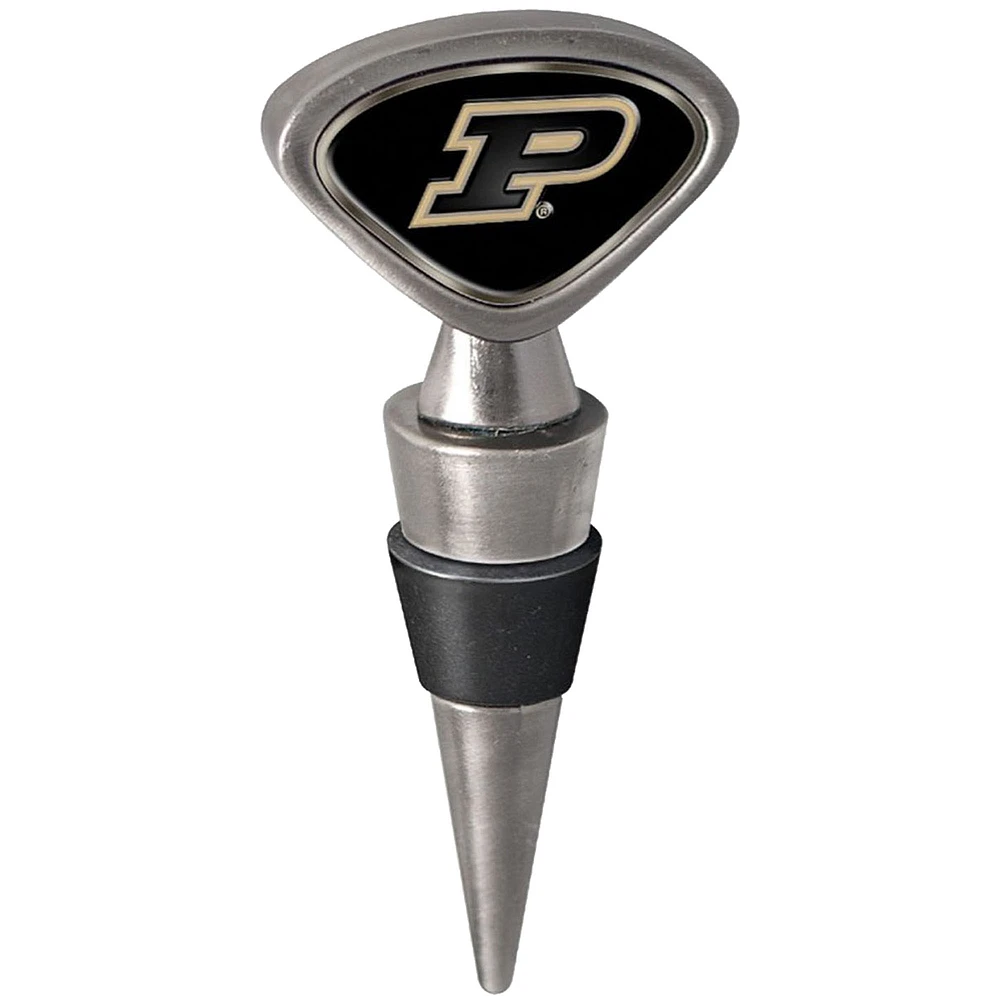 Silver Purdue Boilermakers Wine Stopper
