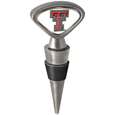 Silver Texas Tech Red Raiders Wine Stopper