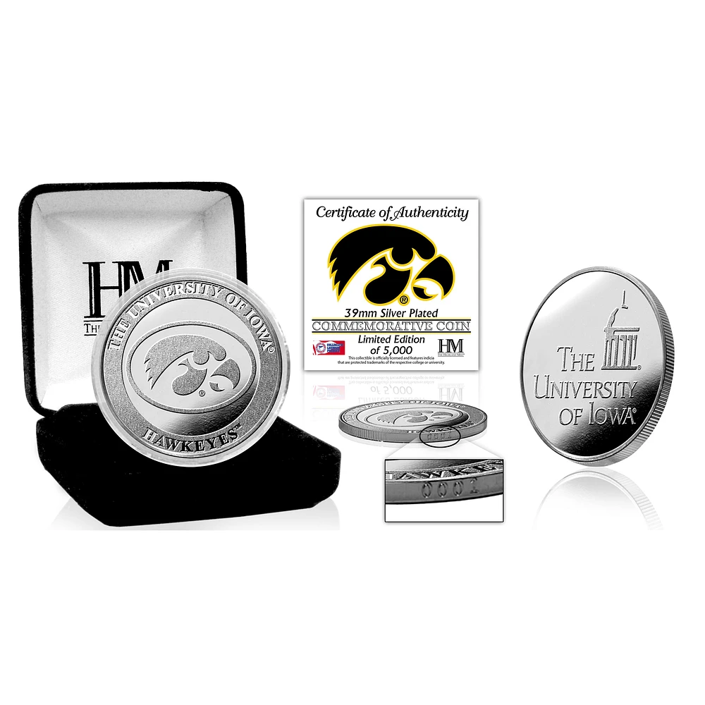 Highland Mint Iowa Hawkeyes Silver Mint Coin