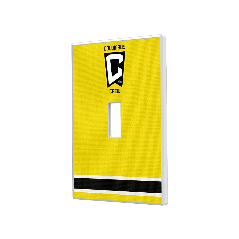 Columbus Crew Stripe Single Toggle Lightswitch Plate