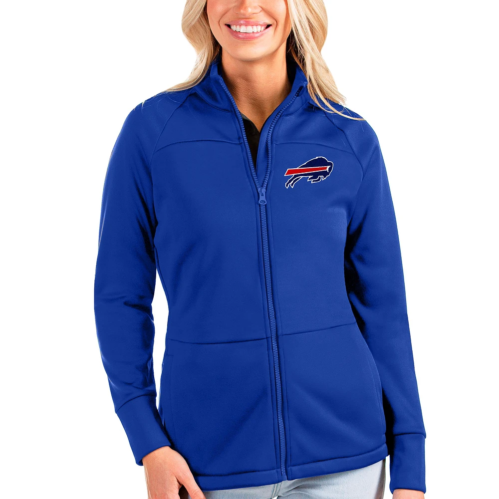 Women's Antigua Royal Buffalo Bills Links Full-Zip Golf Jacket