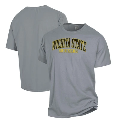 Men's ComfortWash Gray Wichita State Shockers T-Shirt