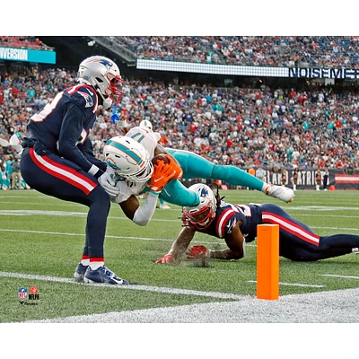 Jaylen Waddle Miami Dolphins Unsigned NFL Rookie Debut Touchdown Photograph