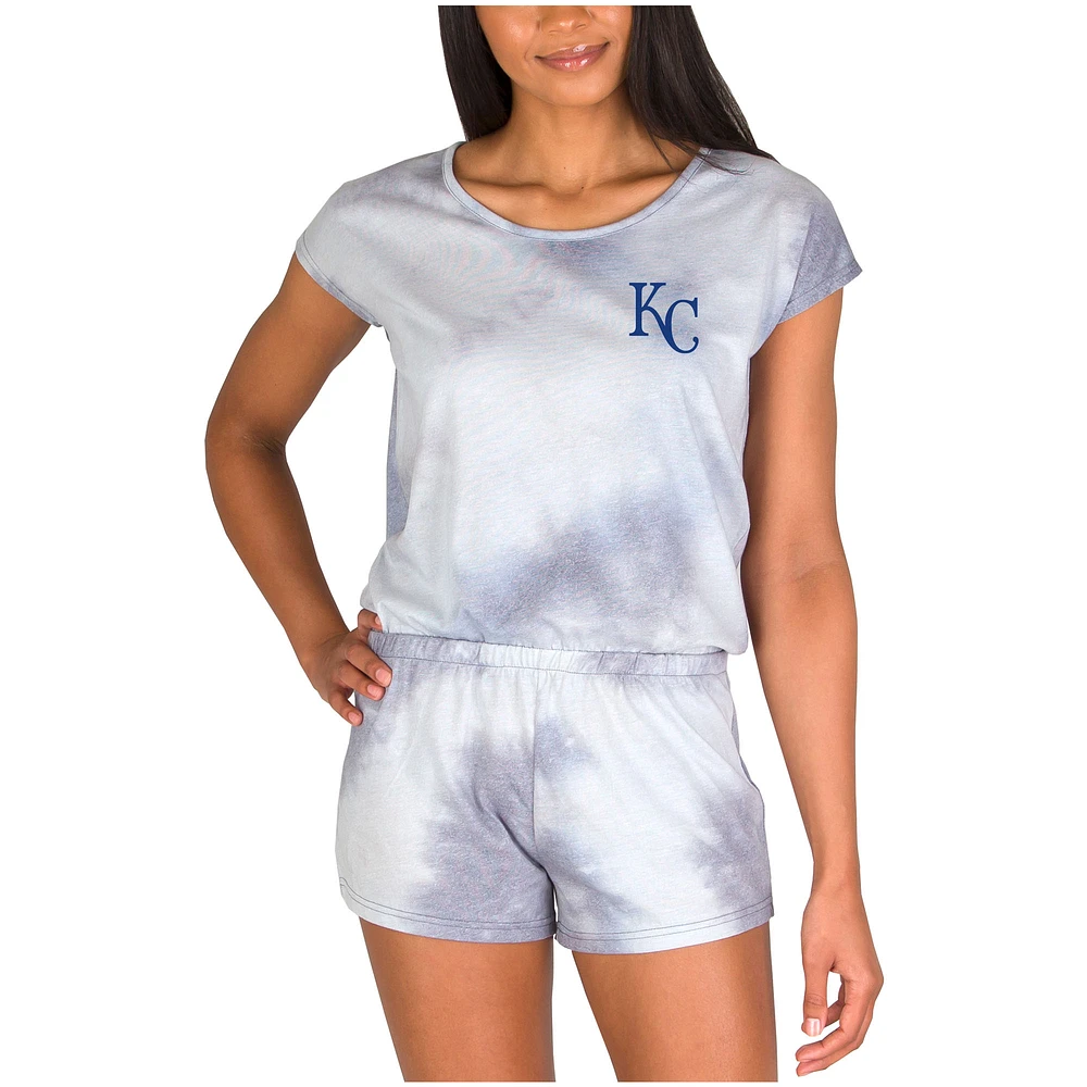 Women's Concepts Sport Gray Kansas City Royals Marina Romper