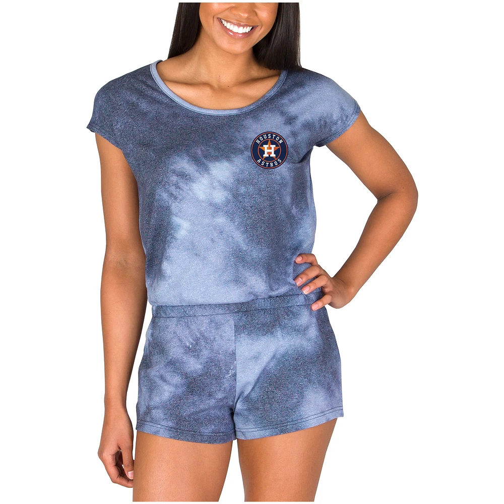 Women's Concepts Sport Navy Houston Astros Marina Romper