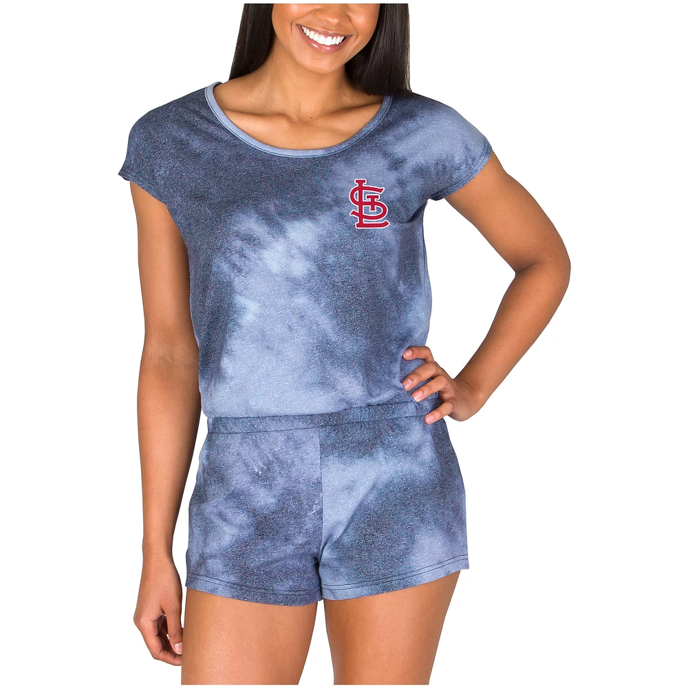 Women's Concepts Sport Navy St. Louis Cardinals Marina Romper