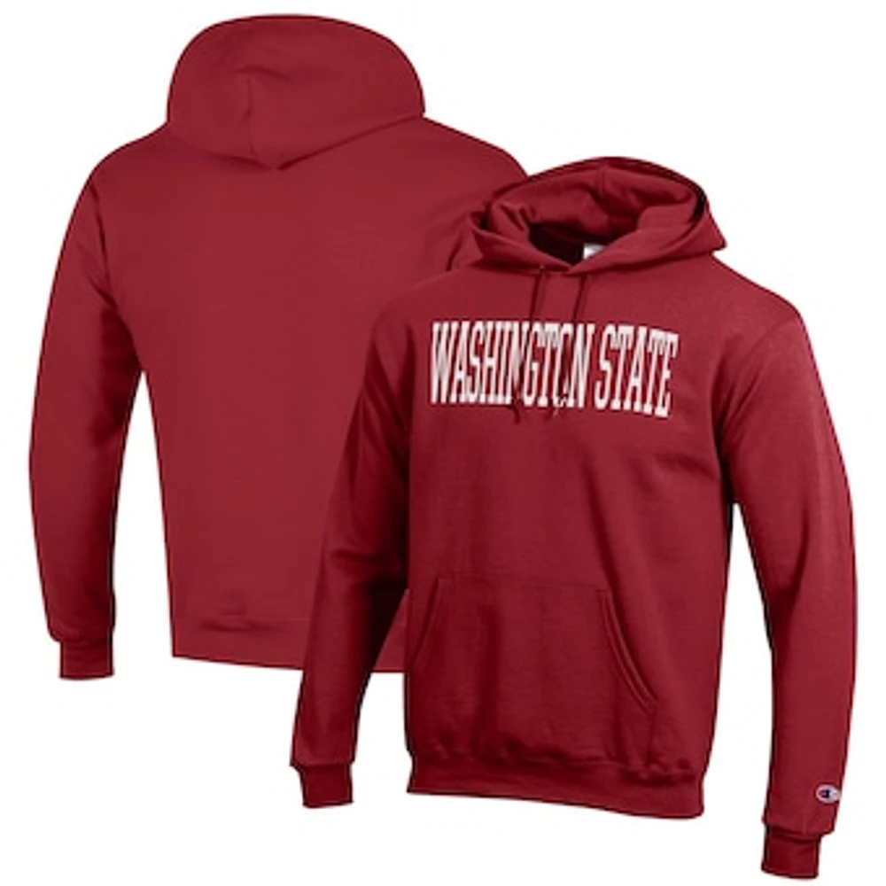 Men's Washington State Cougars Crimson Eco Powerblend Pullover Hoodie