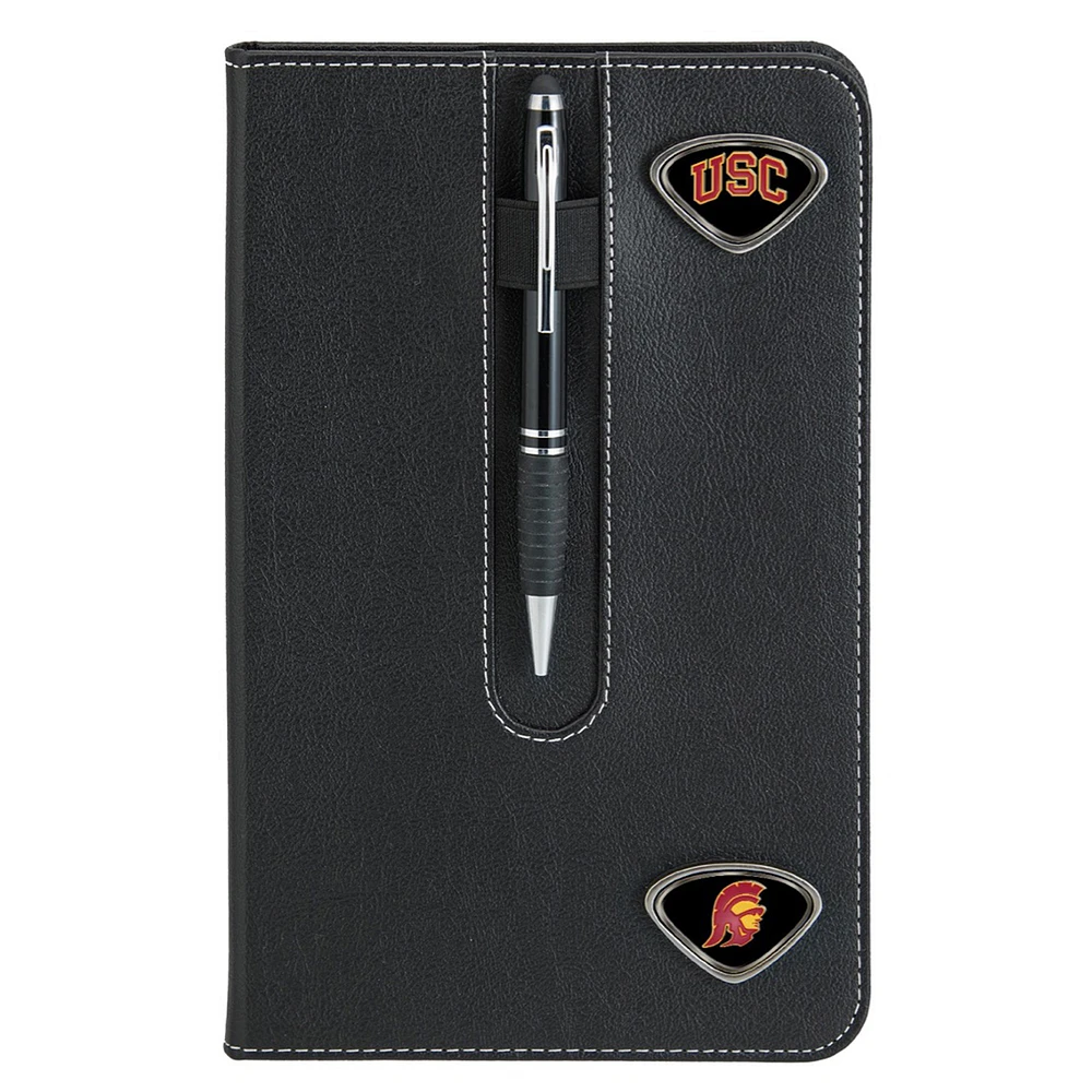 Black USC Trojans Business Notebook