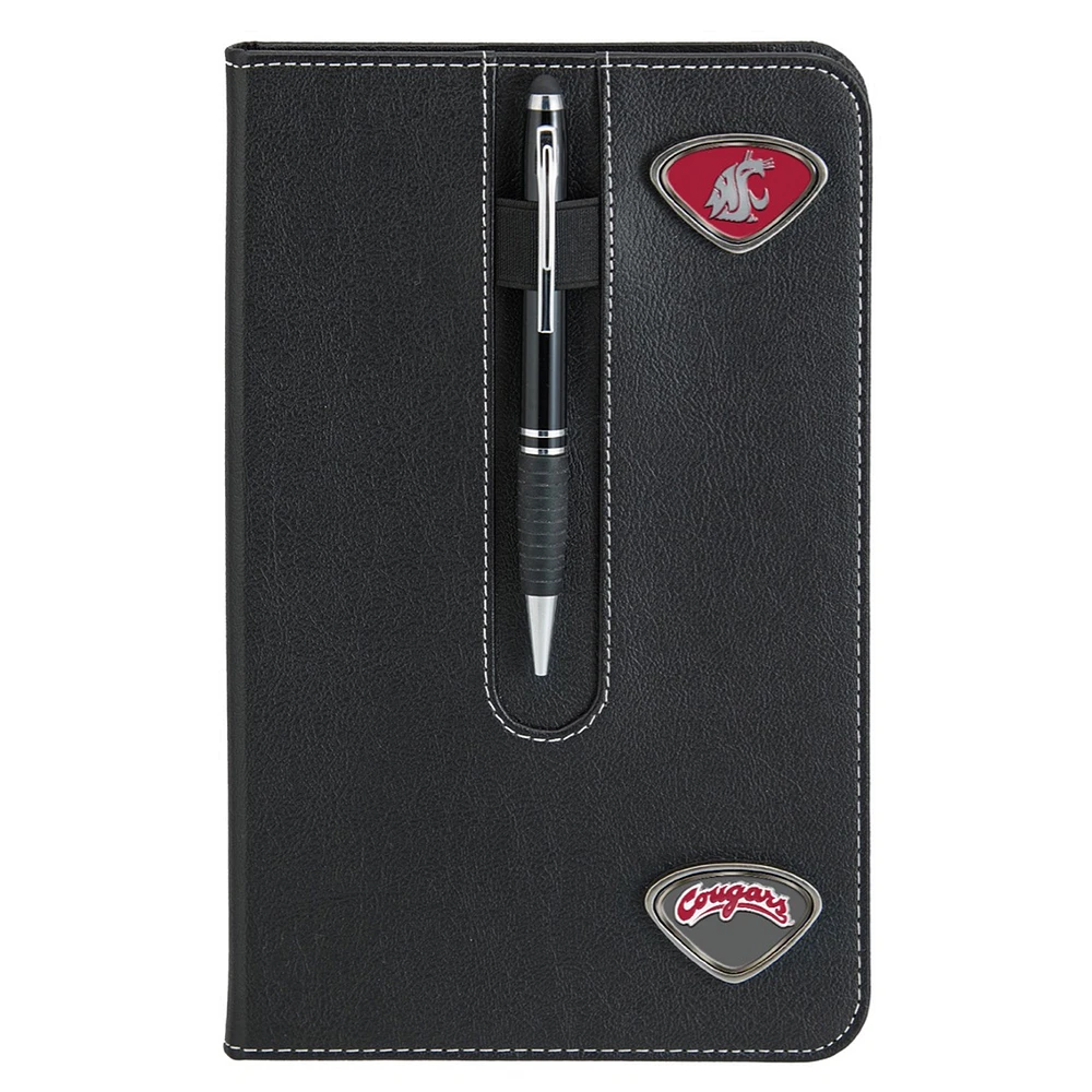 Black Washington State Cougars Business Notebook