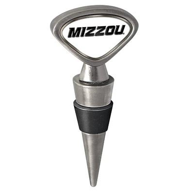Silver Missouri Tigers Wine Stopper