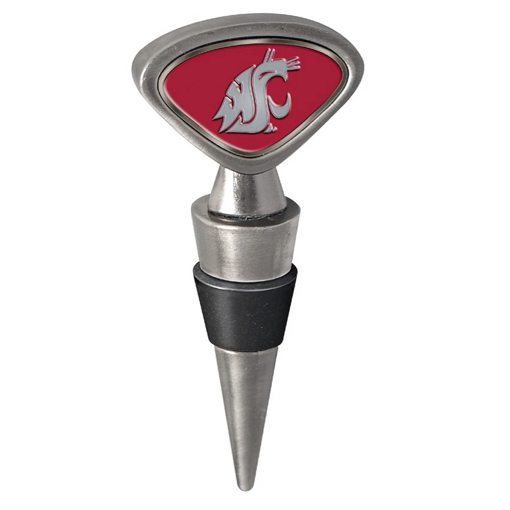 Silver Washington State Cougars Wine Stopper