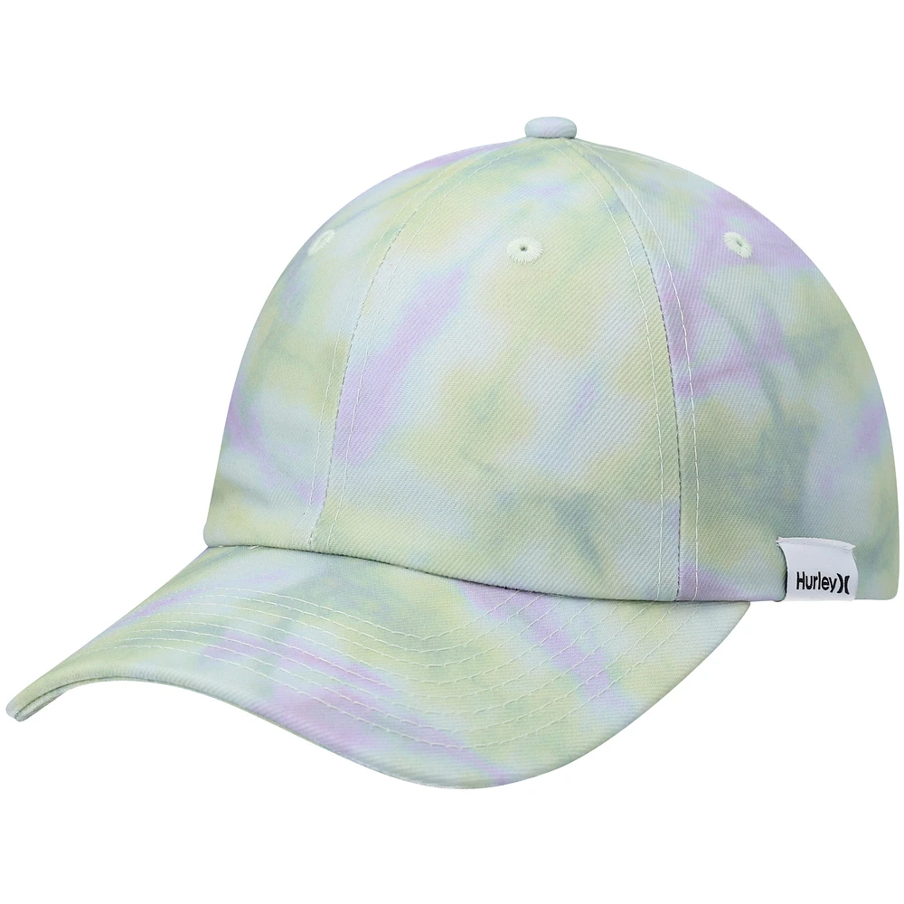 Women's Hurley Yellow Pastel Tie-Dye Snapback Hat