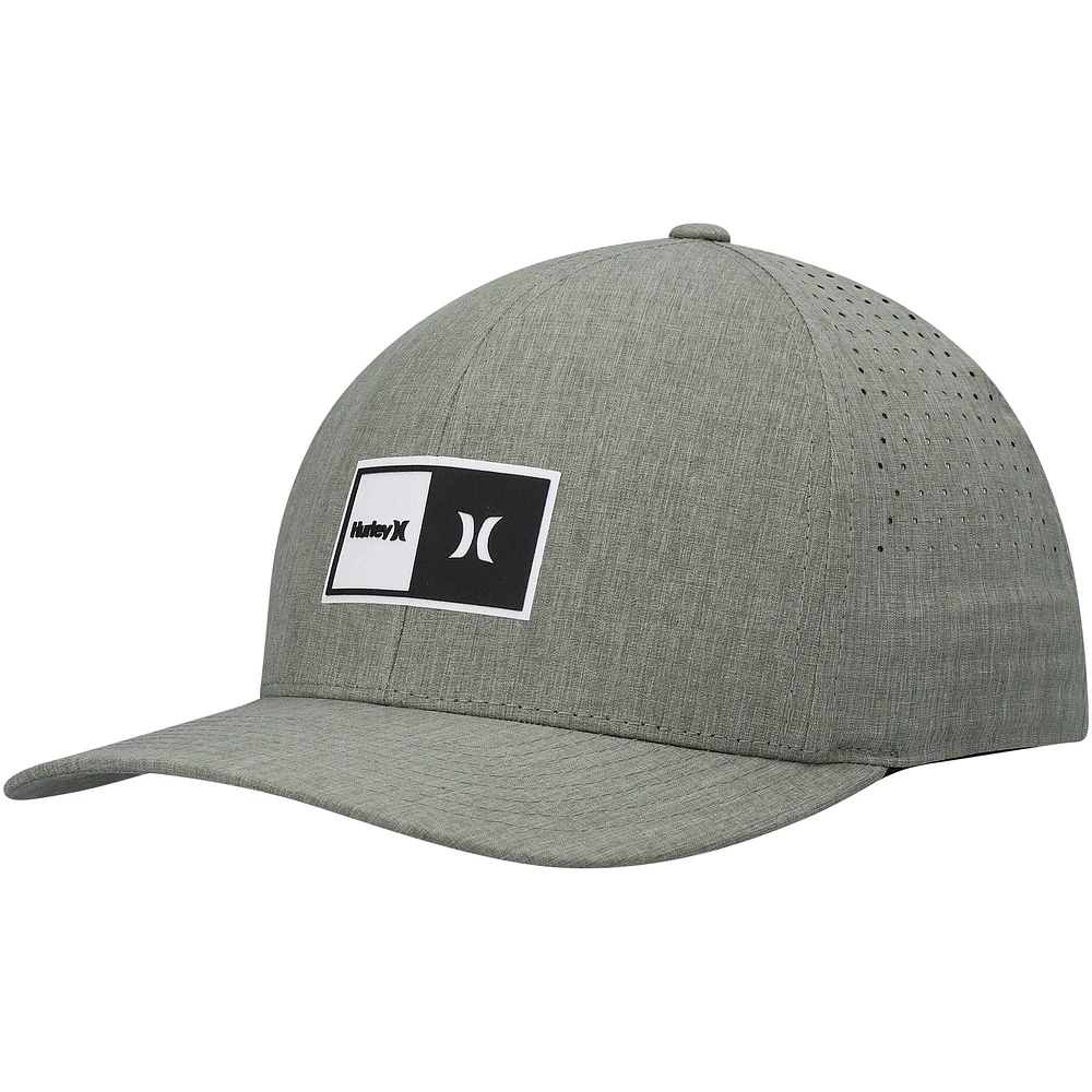 Men's Hurley Green Logo Phantom Flex Hat