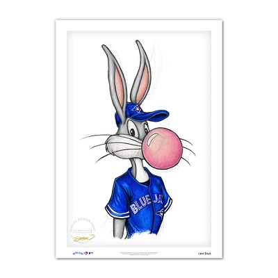 Bugs Bunny Toronto Blue Jays 14'' x 20'' Looney Tunes Fine Art Print