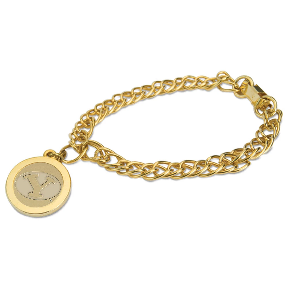 Women's Gold BYU Cougars Charm Bracelet