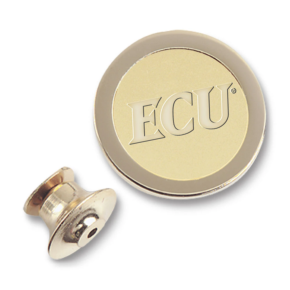Men's Gold ECU Pirates Lapel Pin