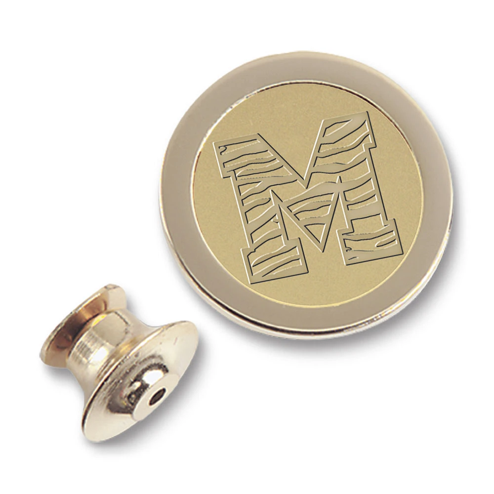 Men's Gold Memphis Tigers Lapel Pin