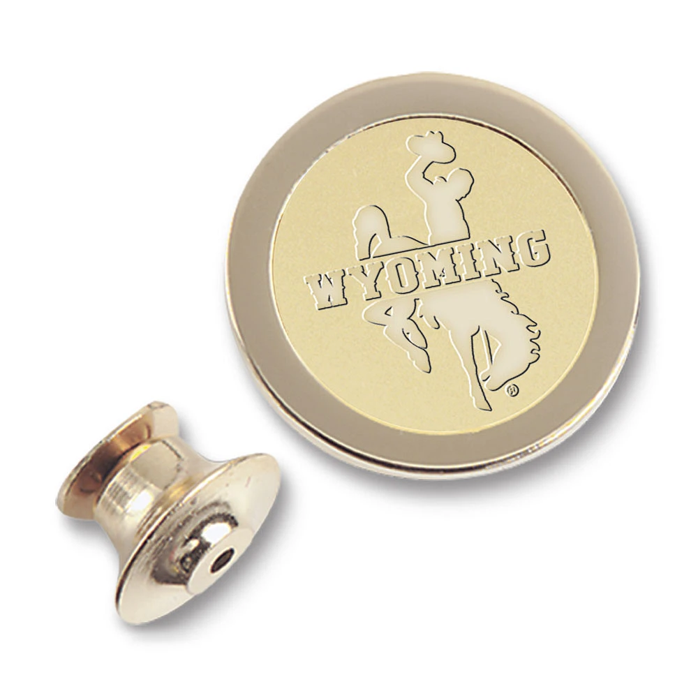 Men's Gold Wyoming Cowboys Lapel Pin