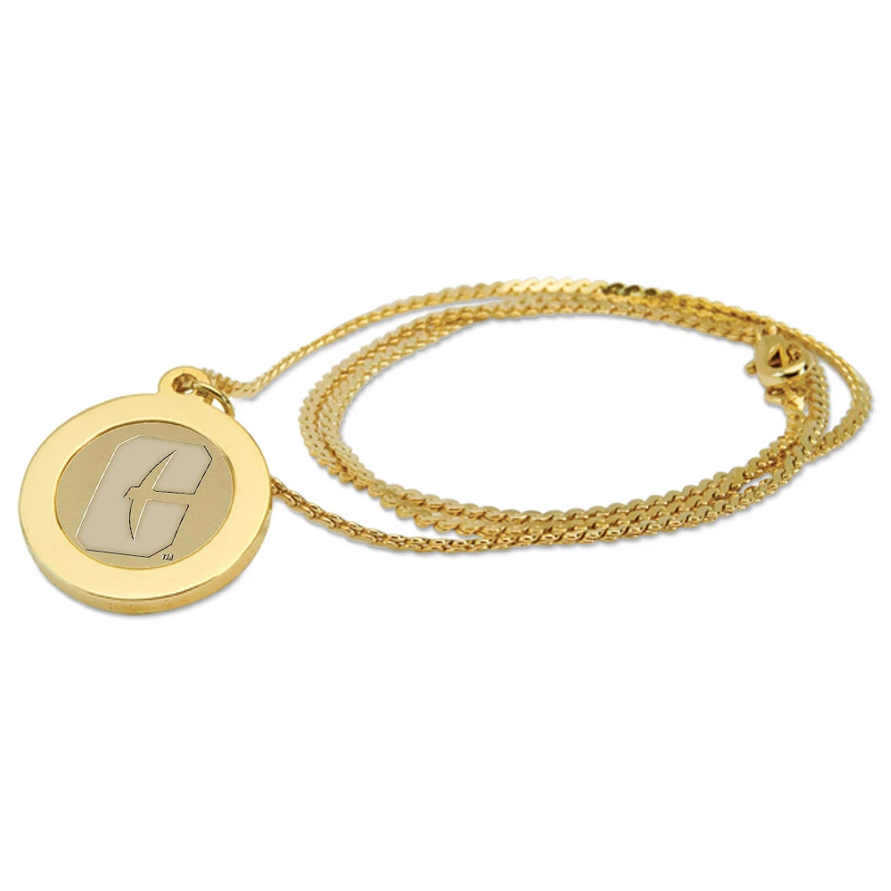 Women's Gold Charlotte 49ers Pendant Necklace