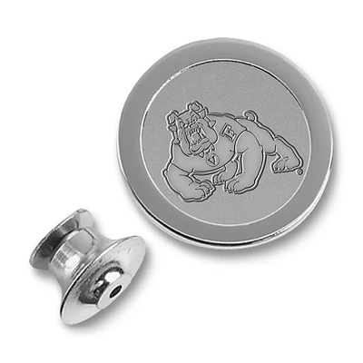 Men's Silver Fresno State Bulldogs Lapel Pin