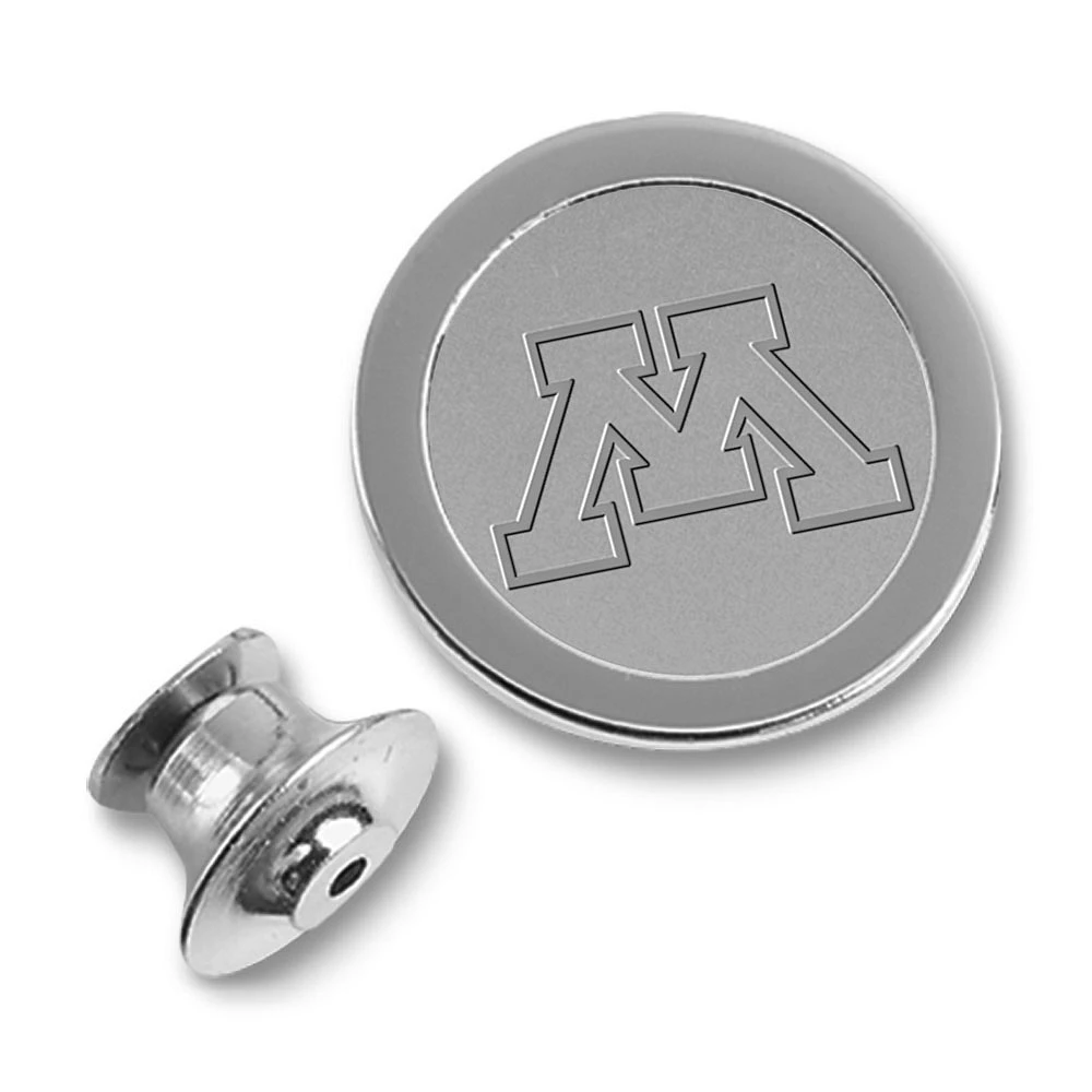 Men's Silver Minnesota Golden Gophers Lapel Pin