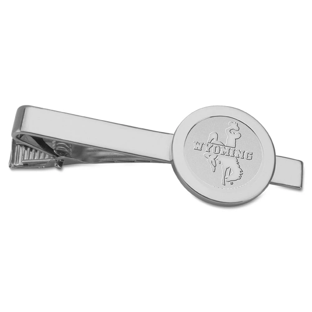 Men's Silver Wyoming Cowboys Tie Bar