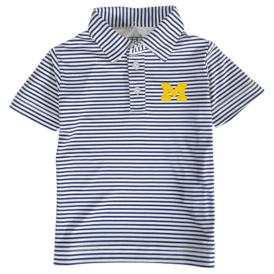 Toddler Garb Navy/White Michigan Wolverines Carson Polo