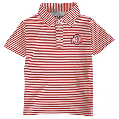 Toddler Garb Scarlet/White Ohio State Buckeyes Carson Polo