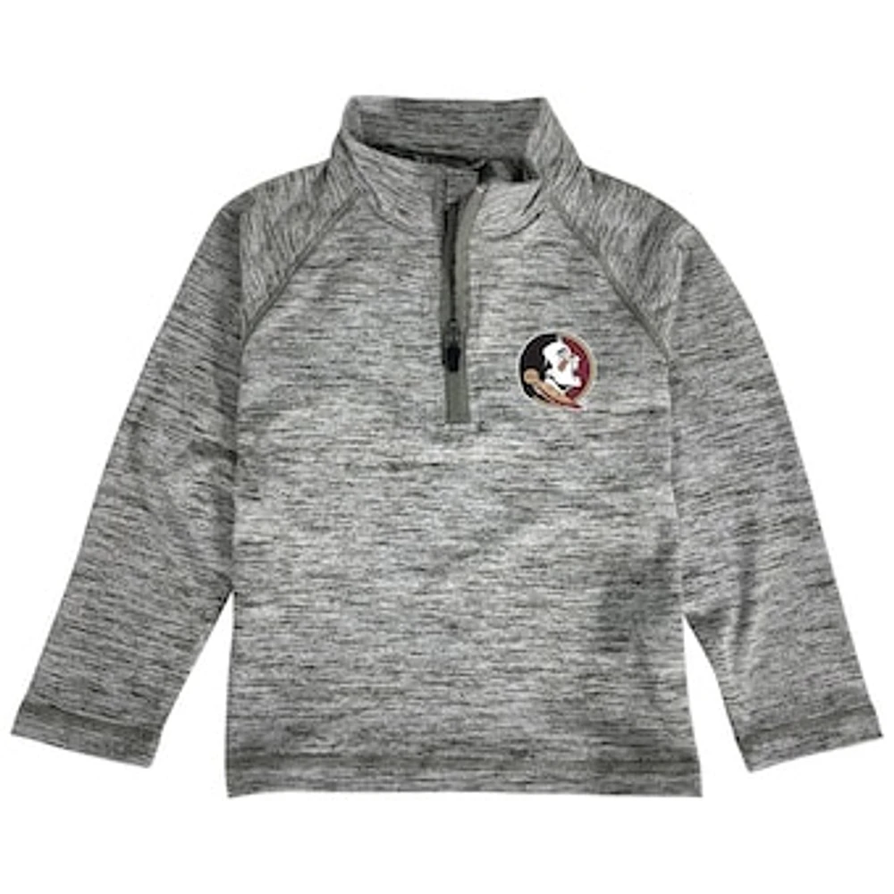 Toddler Garb Heathered Gray Florida State Seminoles Matthew Quarter-Zip Pullover Jacket