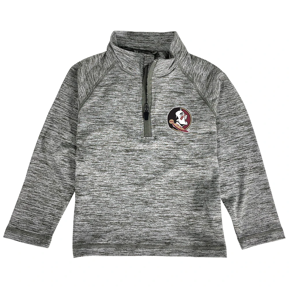 Toddler Garb Heathered Gray Florida State Seminoles Matthew Quarter-Zip Pullover Jacket