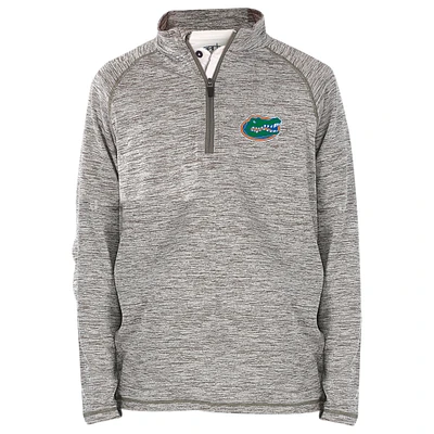 Youth Garb Heathered Gray Florida Gators Matthew Quarter-Zip Pullover Jacket