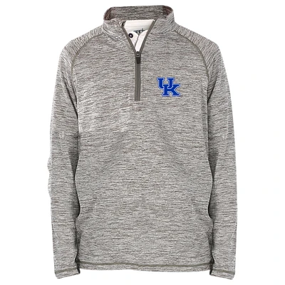 Youth Garb Heathered Gray Kentucky Wildcats Matthew Quarter-Zip Pullover Jacket