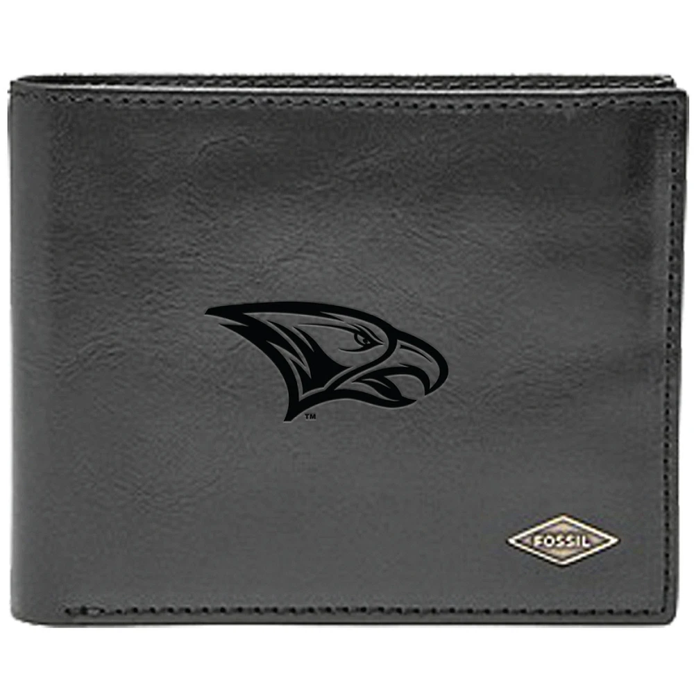 Men's Fossil North Carolina Central Eagles Ryan RFID Flip ID Bi-Fold Wallet
