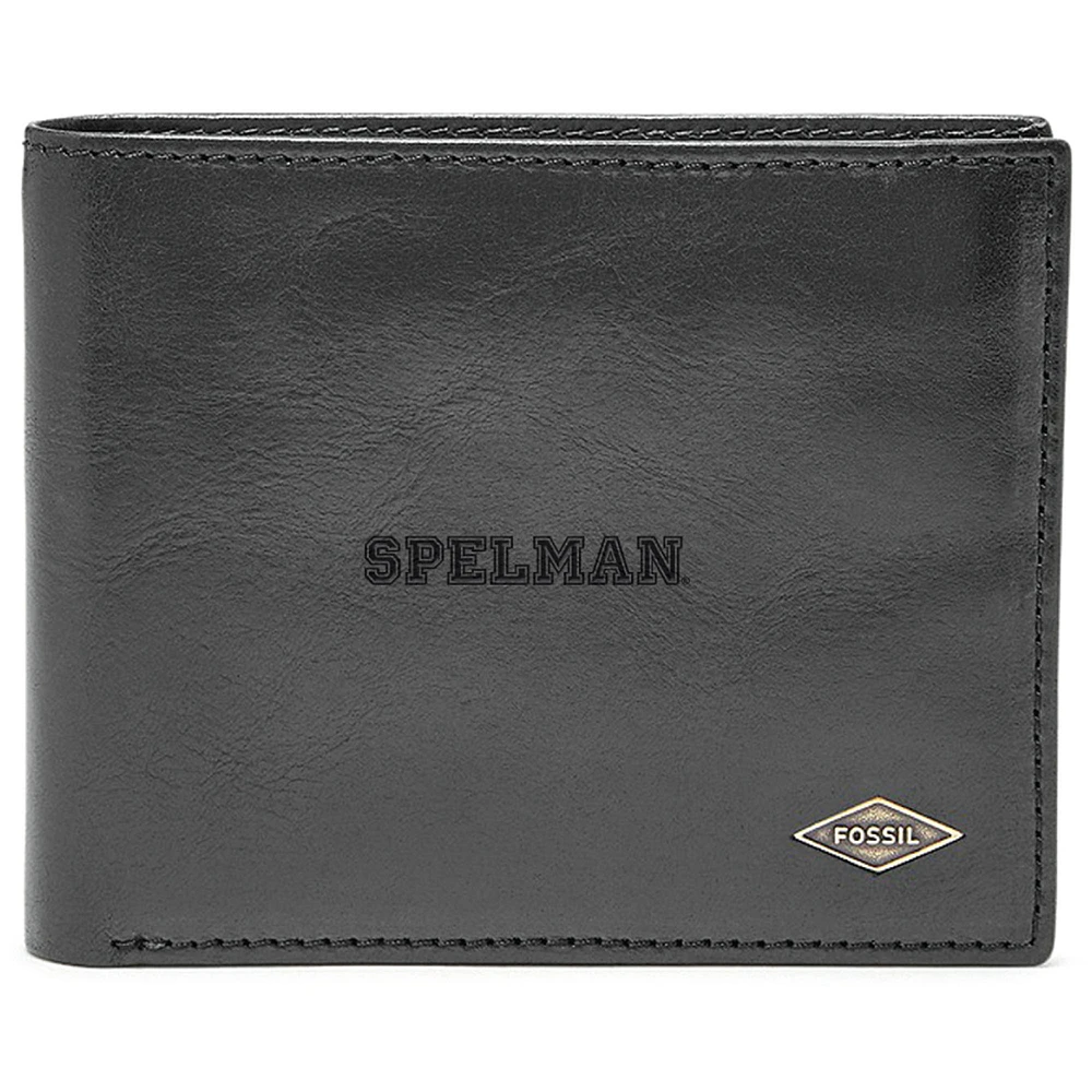 Men's Fossil Spelman College Jaguars Ryan RFID Flip ID Bi-Fold Wallet