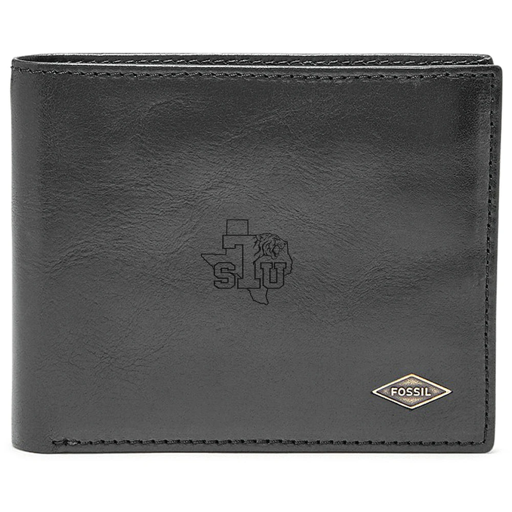 Men's Fossil Texas Southern Tigers Ryan RFID Flip ID Bi-Fold Wallet