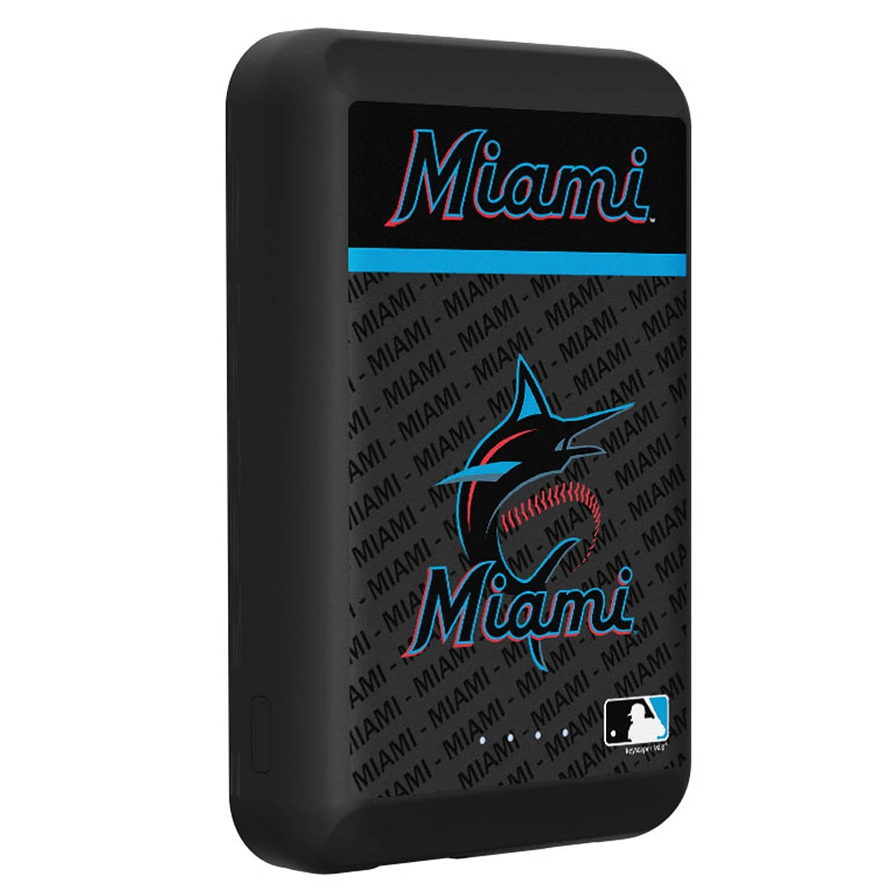 Miami Marlins Endzone Plus Wireless Power Bank